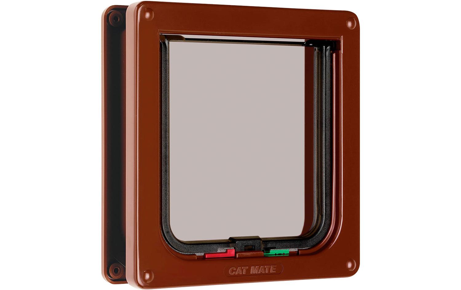 Cat Mate Freilauftür Cat Mate 4-Wege mit Tunnel bis 50 mm, Braun Cat Mate Freilauftür Cat Mate 4-Wege mit Tunnel bis 50 mm, Braun