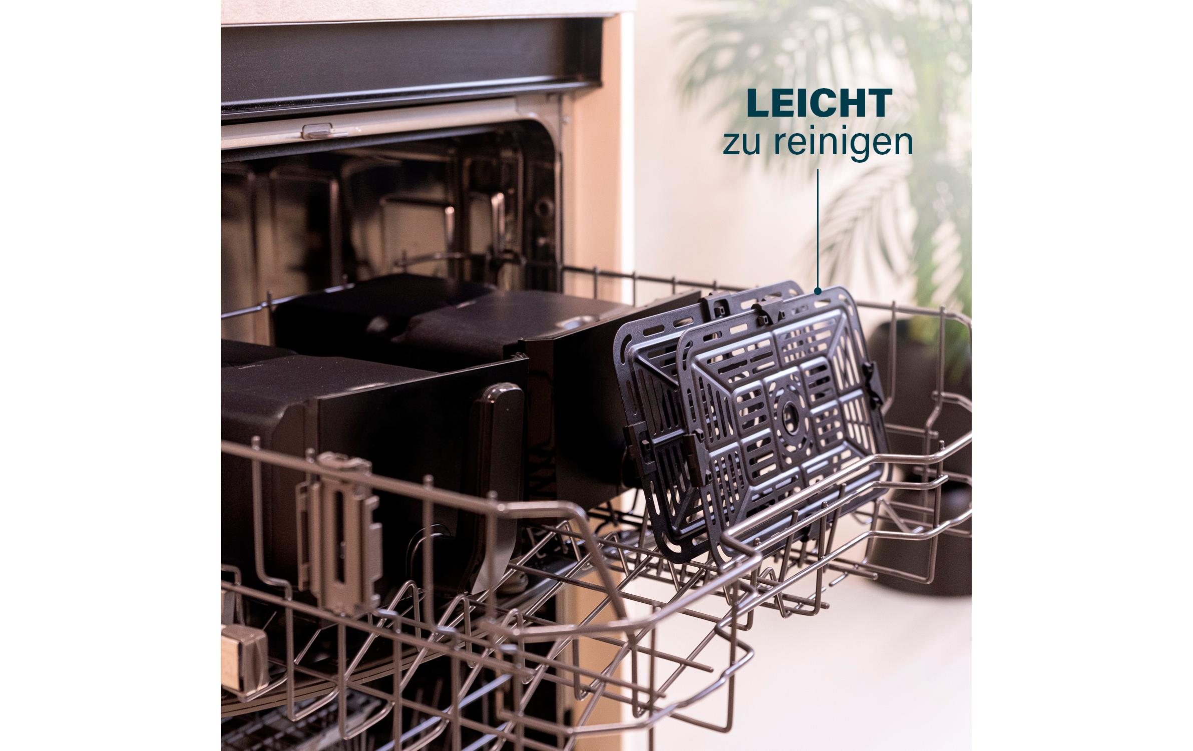 Princess Heissluft-Fritteuse 182068 Double Basket Airfryer 8 l