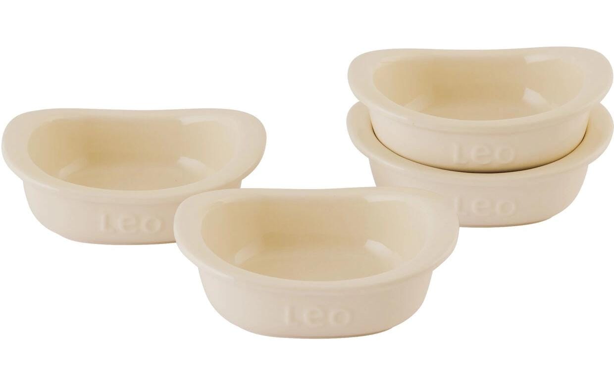 BergHOFF Auflaufform-Set Leo Balance 4 Stk., quadratisch, Beige 0.2 l