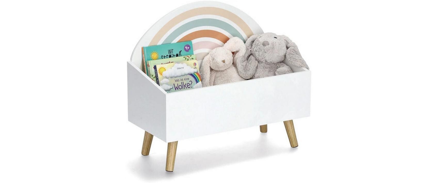 Zeller Present Kinder-Aufbewahrungstruhe Rainbow 58 x 28 x 52 cm