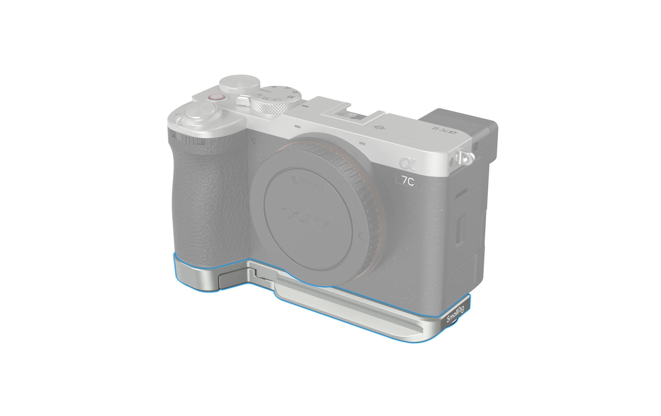 Smallrig Baseplate Sony Alpha 7C II / Alpha 7CR - Silber Smallrig Baseplate Sony Alpha 7C II / Alpha 7CR - Silber