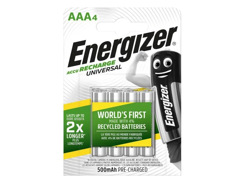 Energizer Akku Universal Micro AAA 500 mAh 500 mAh Energizer Akku Universal Micro AAA 500 mAh 500 mAh