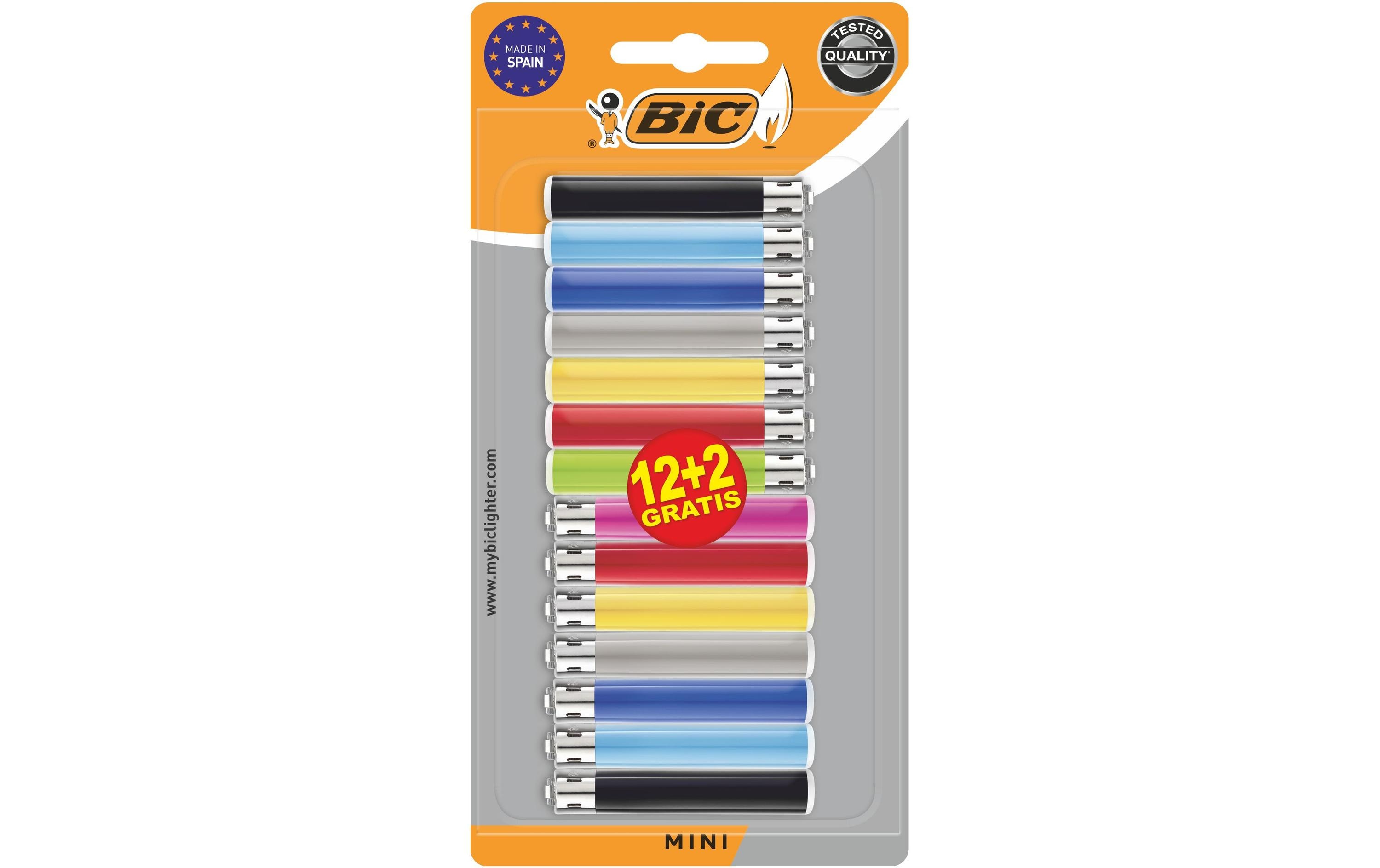 BIC Reibradfeuerzeug J25 Mini, 14er Pack BIC Reibradfeuerzeug J25 Mini, 14er Pack