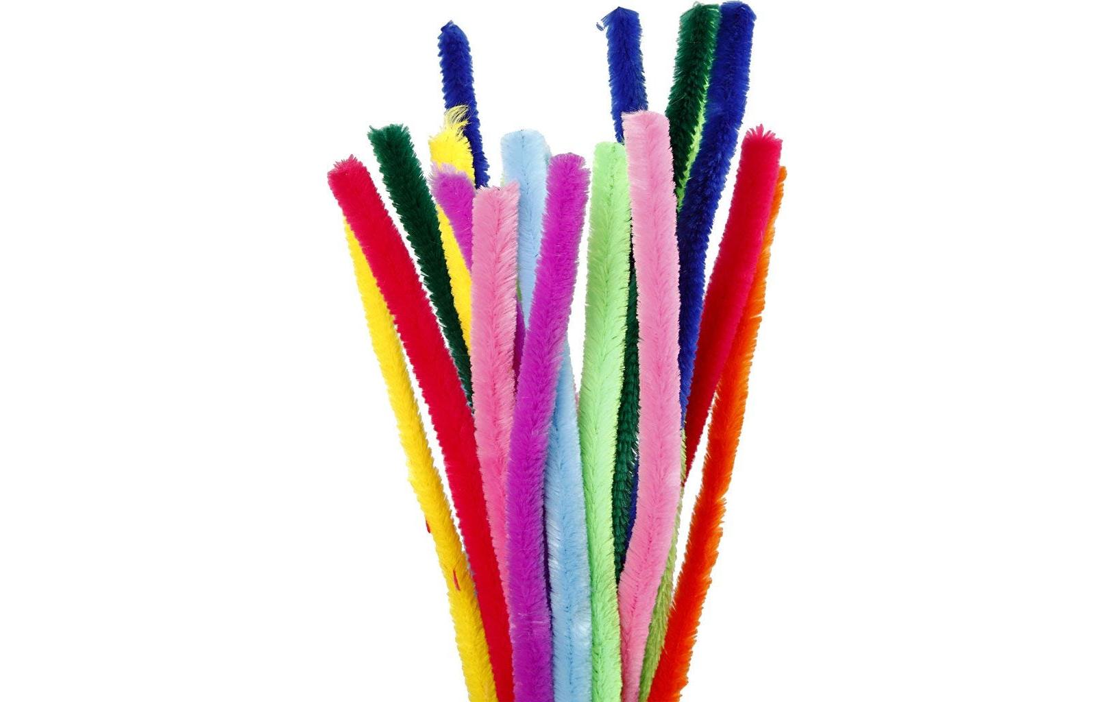 Creativ Company Chenilledraht 15 mm, diverse Farben, 200 Stück