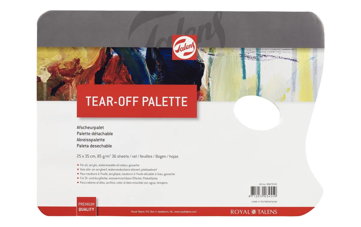 Talens Farbpalette zum Abreissen 25 x 35 cm, 36 Bögen Talens Farbpalette zum Abreissen 25 x 35 cm, 36 Bögen