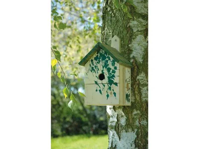 dobar Nistkasten Camouflage Birke, 17.5 x 17 x 33 cm, Holz dobar Nistkasten Camouflage Birke, 17.5 x 17 x 33 cm, Holz