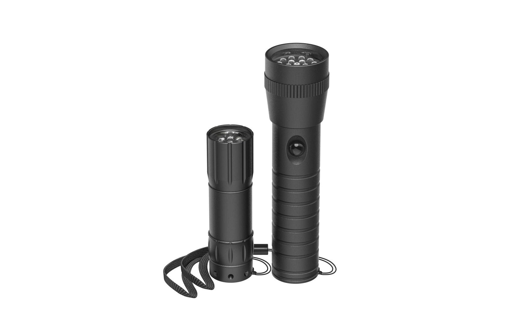 Hama FL-DUO LED, Aluminium, 2er-Set
