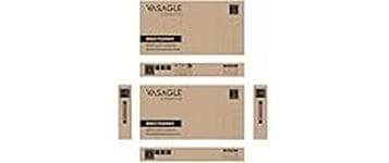 VASAGLE Kommode französichen Stil 60 x 80 cm, Weiss