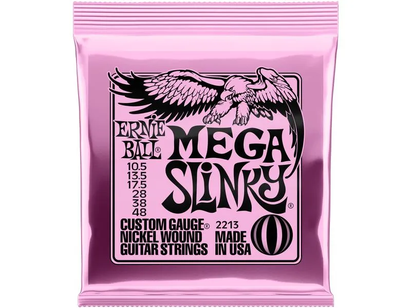 Ernie Ball Gitarrensaiten 2213 Slinky Nickel – Mega 10.5 - 48 Ernie Ball Gitarrensaiten 2213 Slinky Nickel – Mega 10.5 - 48