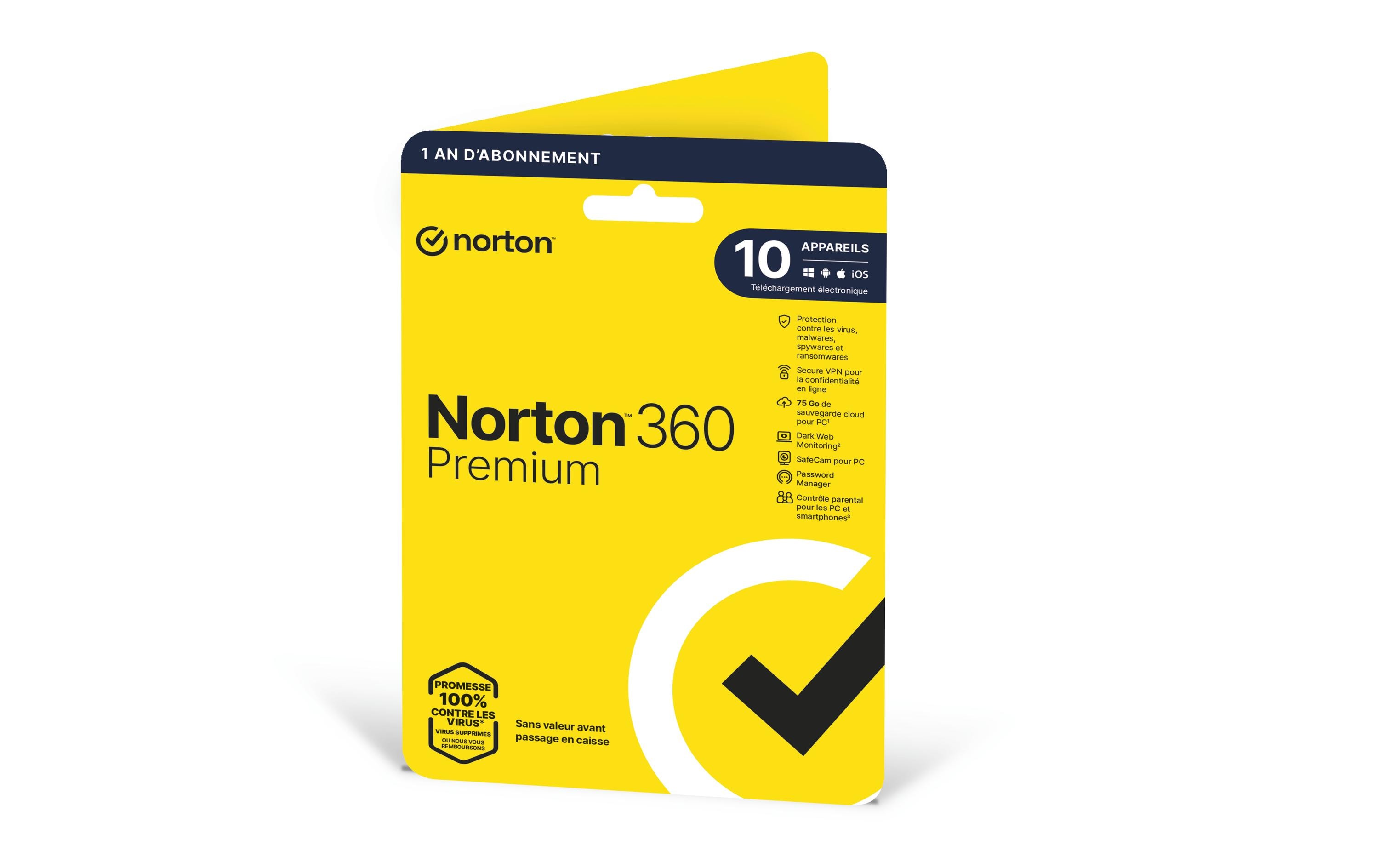 Norton Norton 360 Premium Sleeve, 10 Device, 1 Jahr Norton Norton 360 Premium Sleeve, 10 Device, 1 Jahr