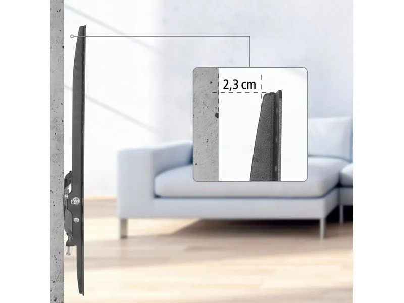 Hama Technics AG TV-Wandhalterung 65 Schwarz
