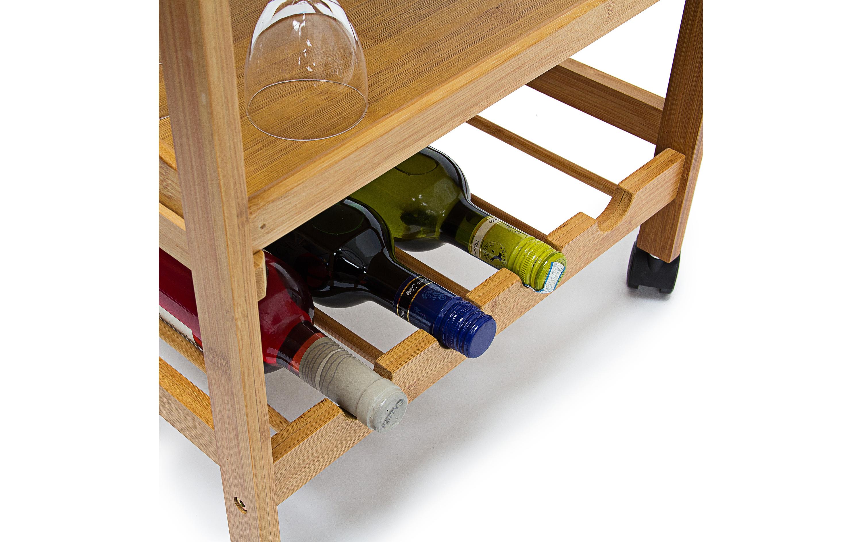 relaxdays Küchenwagen James 80.5 x 50 x 37 cm