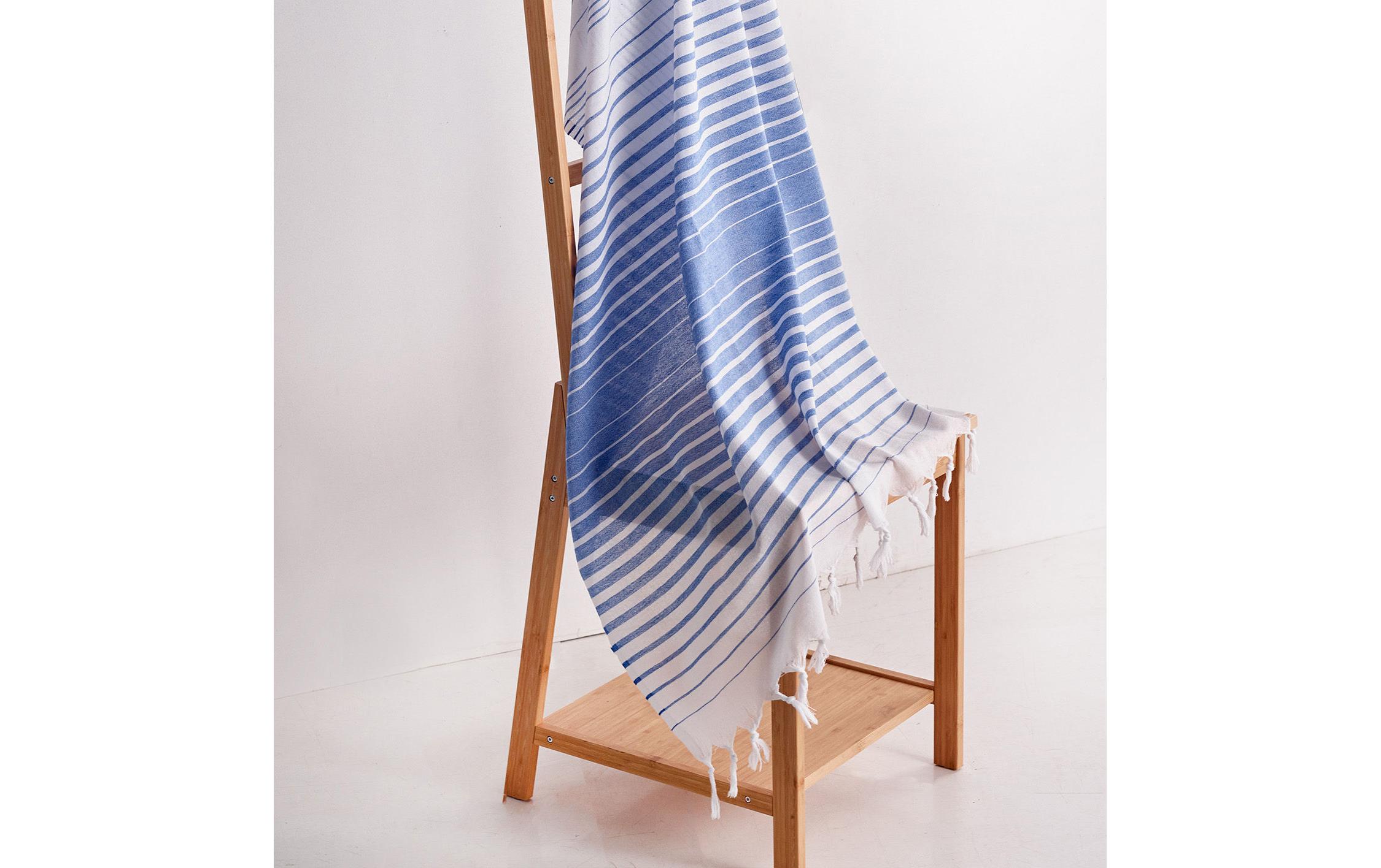 Foutastic Strandtuch Golge Blau, Weiss