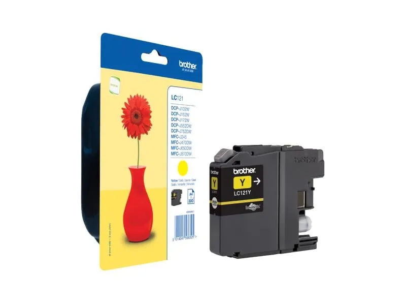 Brother Tinte LC-121Y Yellow Brother Tinte LC-121Y Yellow