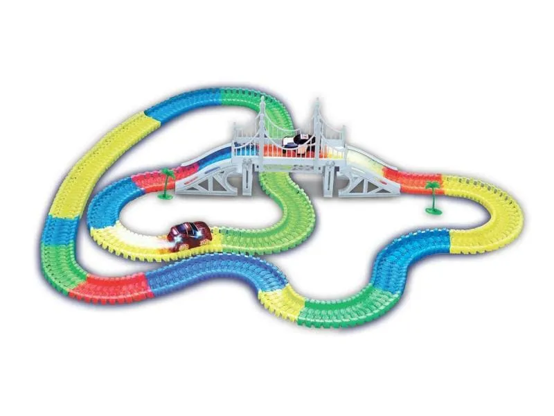 Amewi Magic Traxx Bahn Mega Set mit Brücke Amewi Magic Traxx Bahn Mega Set mit Brücke