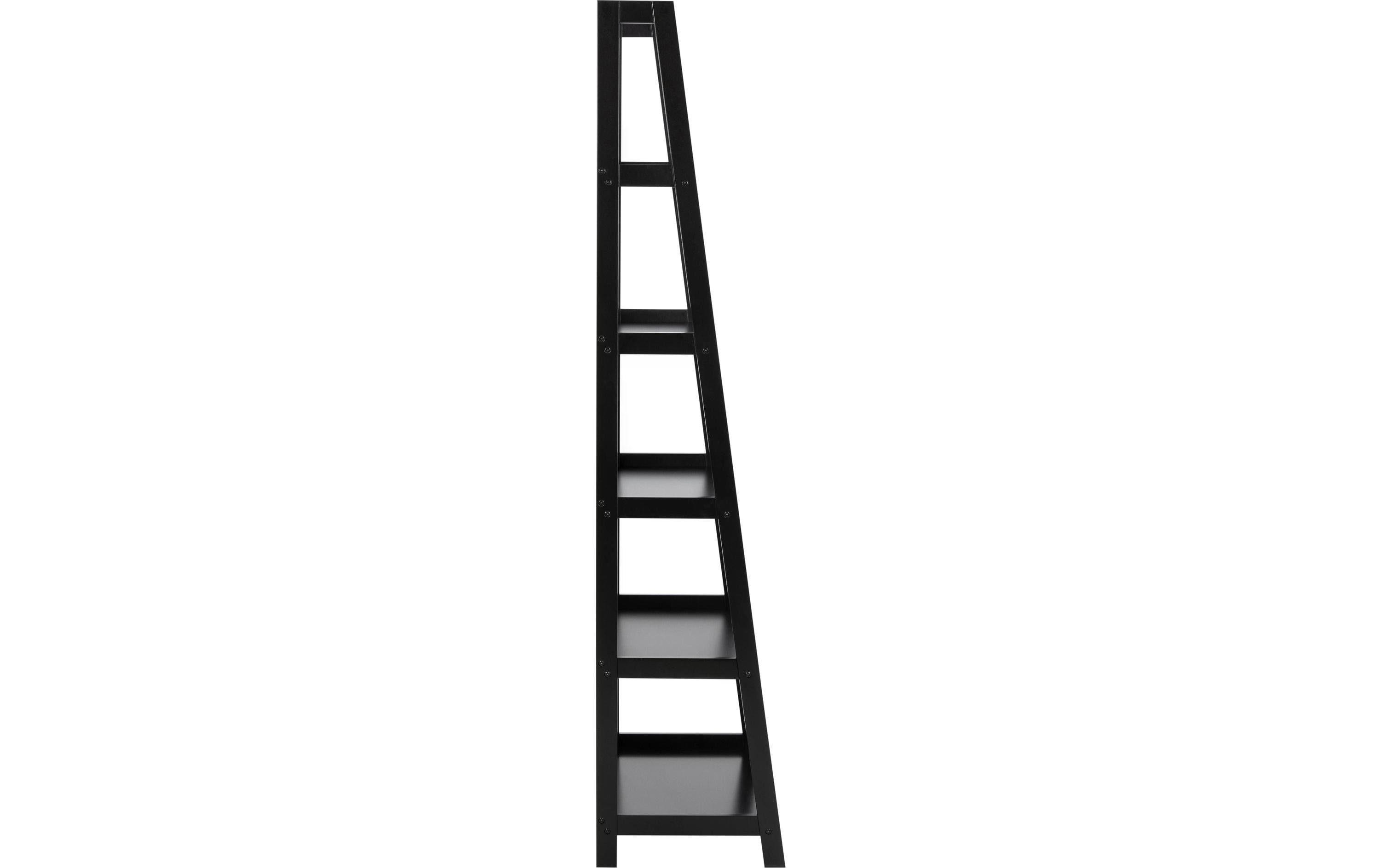 AC Design Regal Wally 63 x 40 x 180 cm, Schwarz