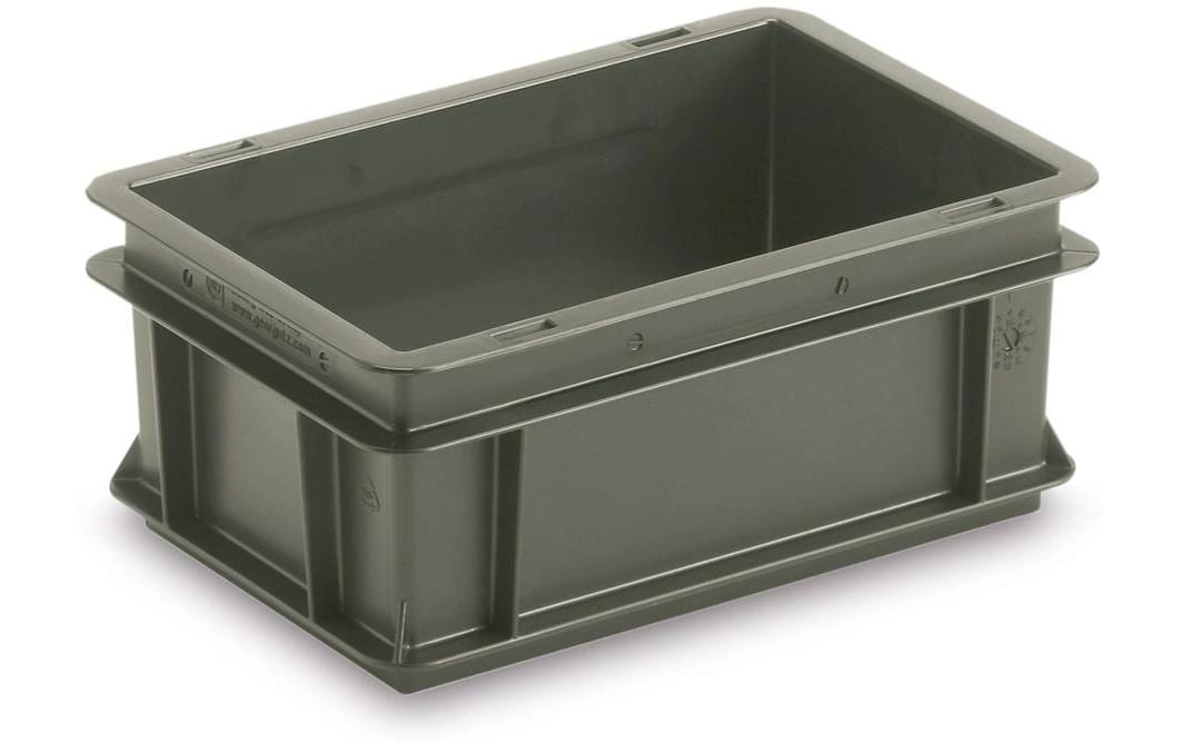 Utz Stapelbehälter Oeco-Line Dunkelgrau 300 x 200 x 117 mm