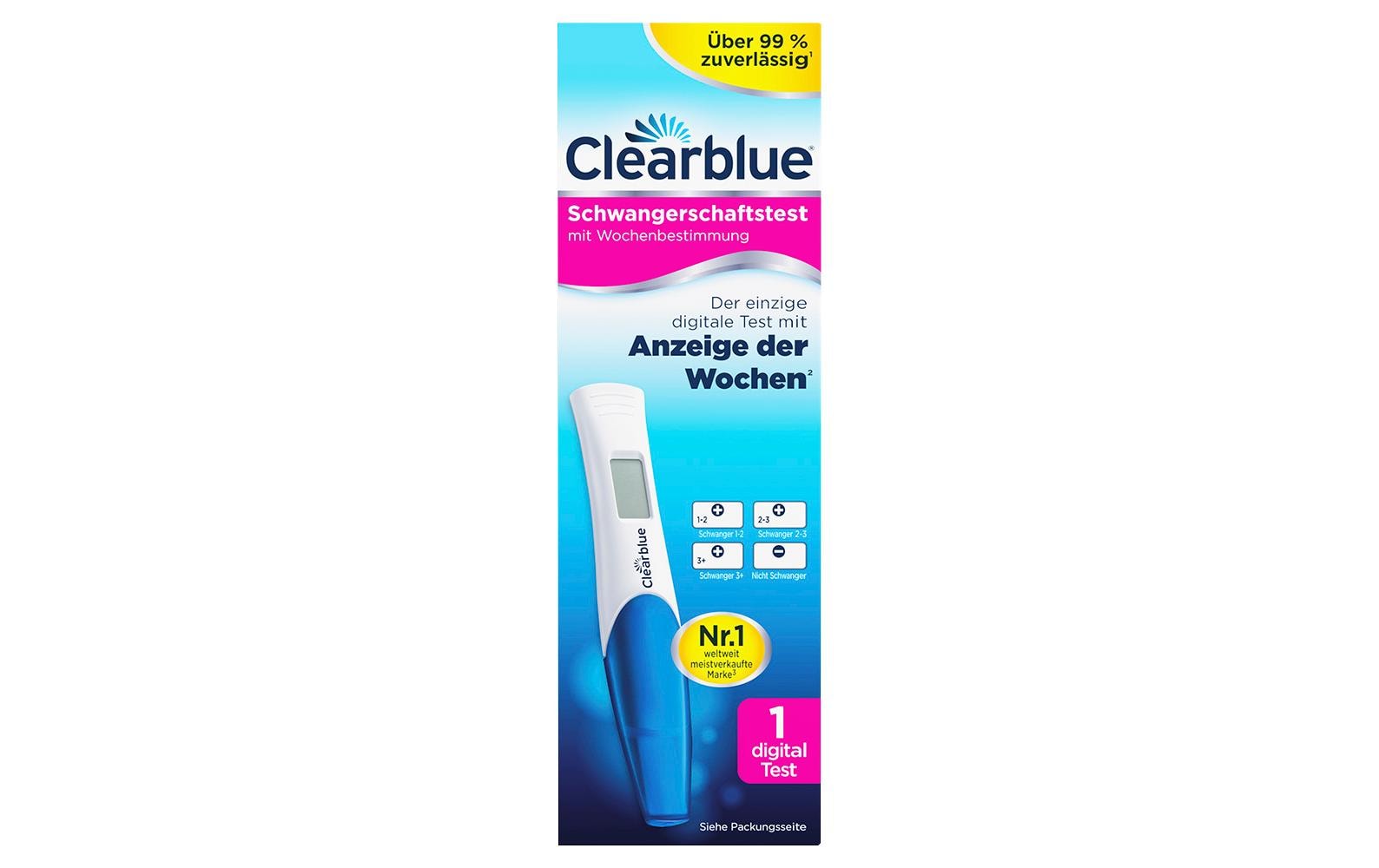 Clearblue Schwangerschaftstest mit Wochenbestimmung