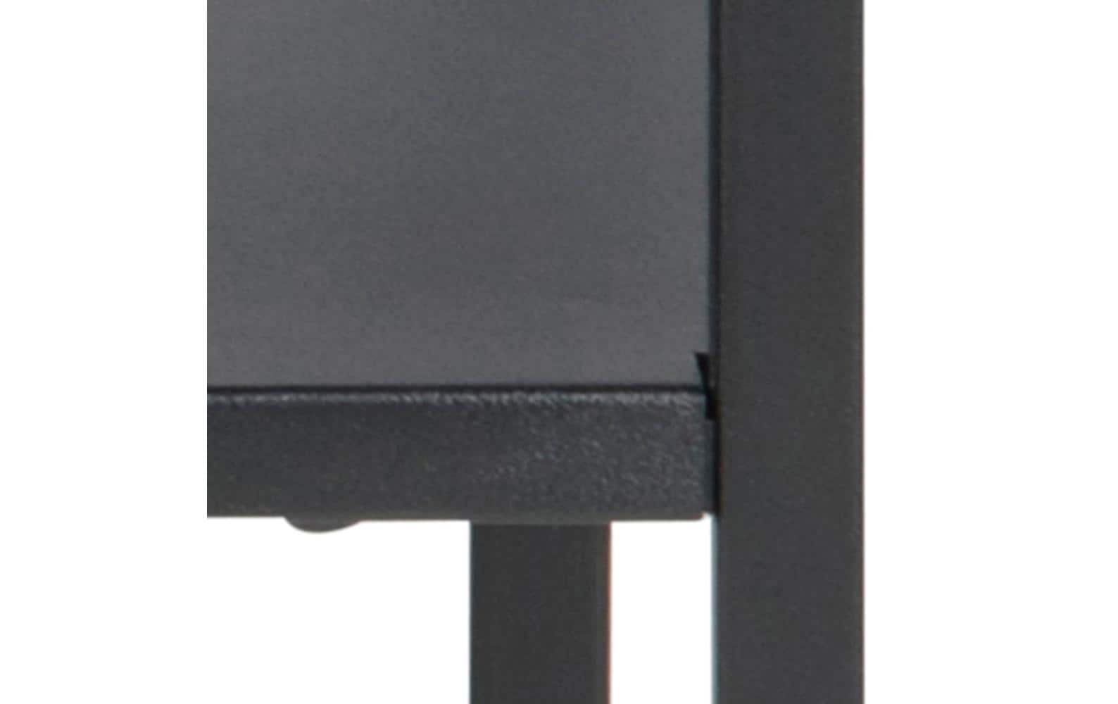 AC Design Beistelltisch Newton 45 x 40 x 50,5 cm, Schwarz