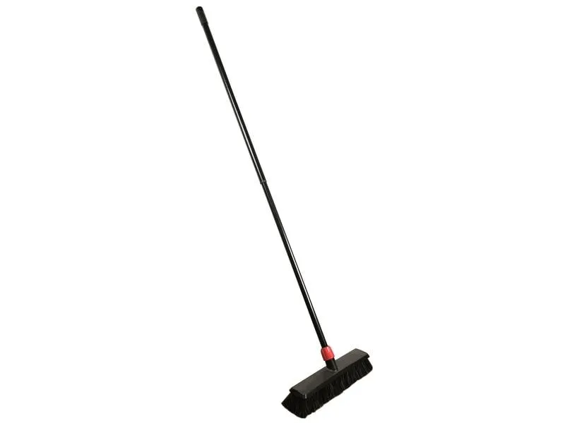 Edi Baur Besen Heavy duty mit Teleskopstiel, Schwarz Edi Baur Besen Heavy duty mit Teleskopstiel, Schwarz