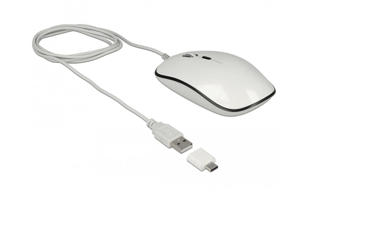 Delock Maus 12532 USB-Type-A &Type-C
