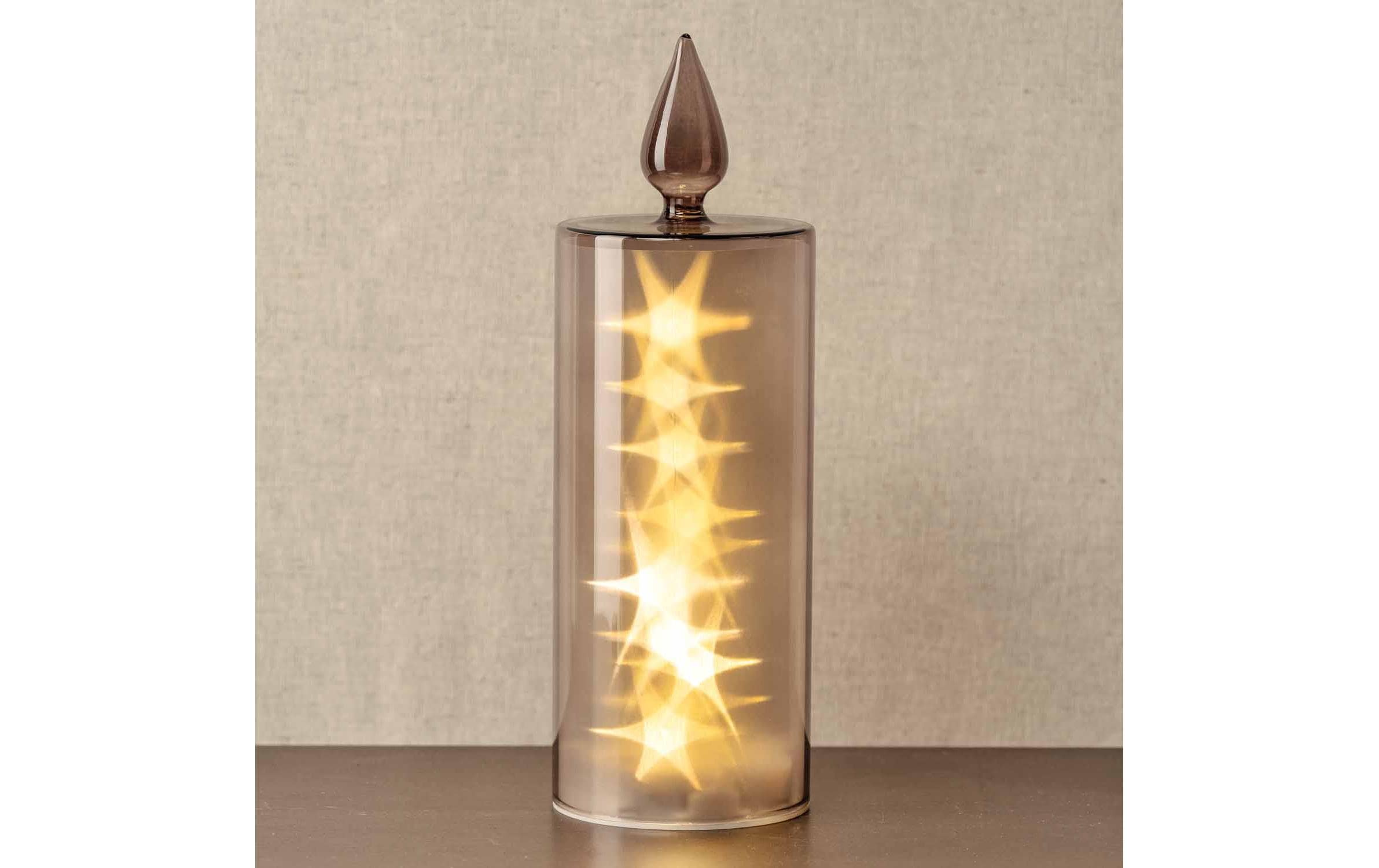 Leonardo Kerze Silenzio LED, 30 cm, Grau