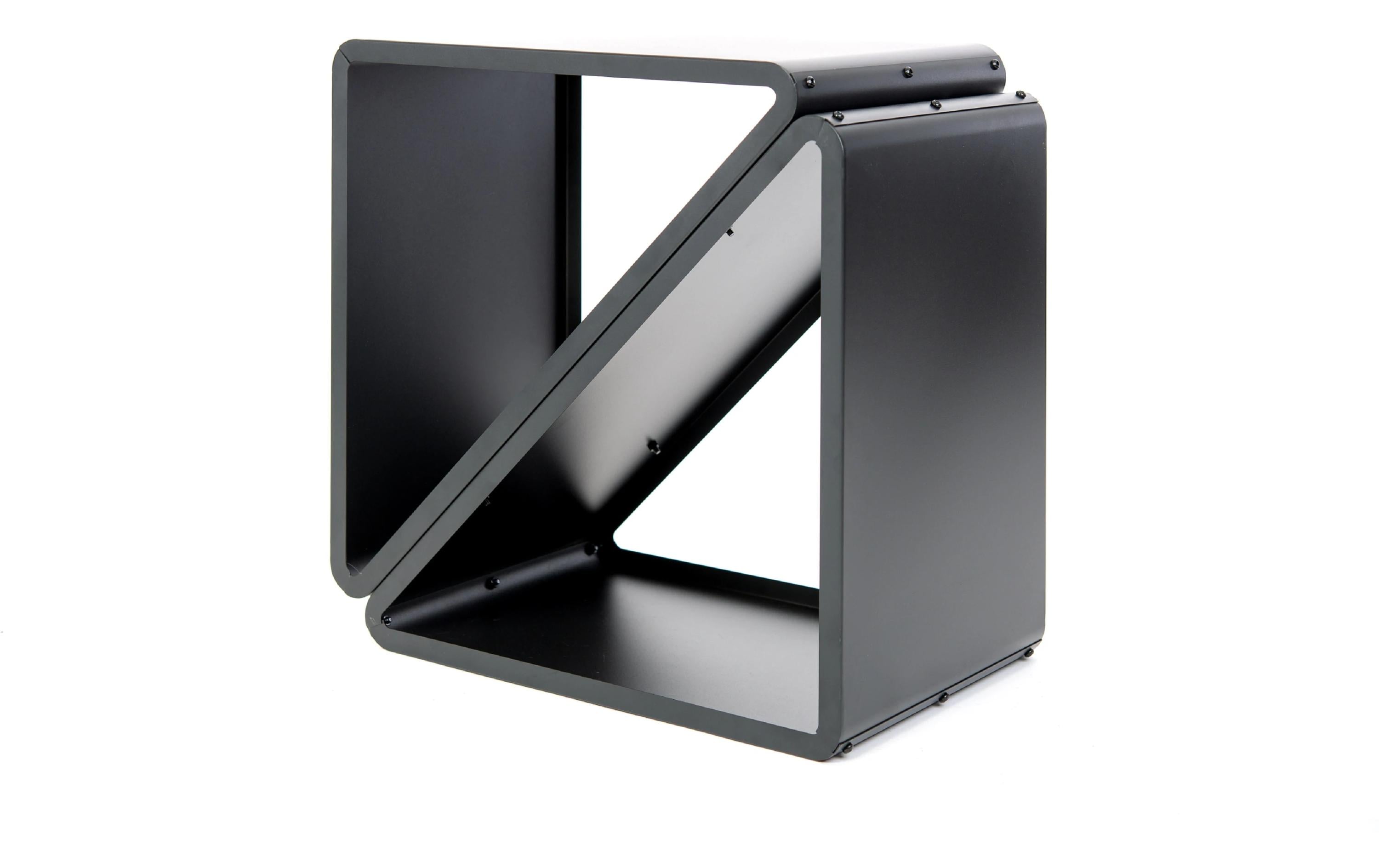 WESTMANN Kaminholzregal Kanto Stahl Schwarz 57 x 36 x 56 cm
