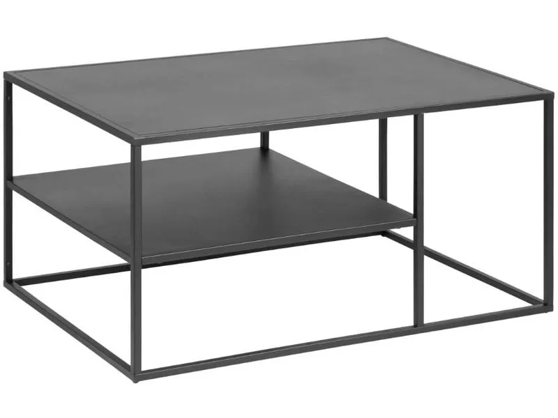 AC Design Couchtisch Newton 90 x 60 x 45 cm, Schwarz