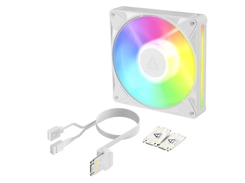 Arctic Cooling BioniX P14 Weiss, 140 mm, PWM, A-RGB