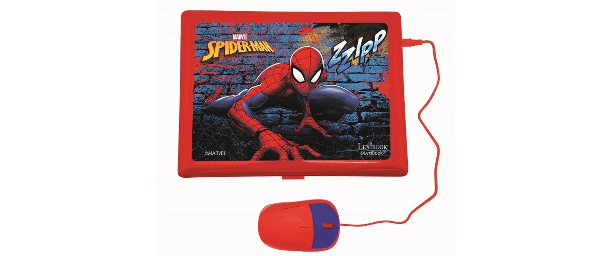 Lexibook Lern-Laptop SpiderMan DE/ENG mit 124 Aktivitäten Blau/Rot Lexibook Lern-Laptop SpiderMan DE/ENG mit 124 Aktivitäten Blau/Rot