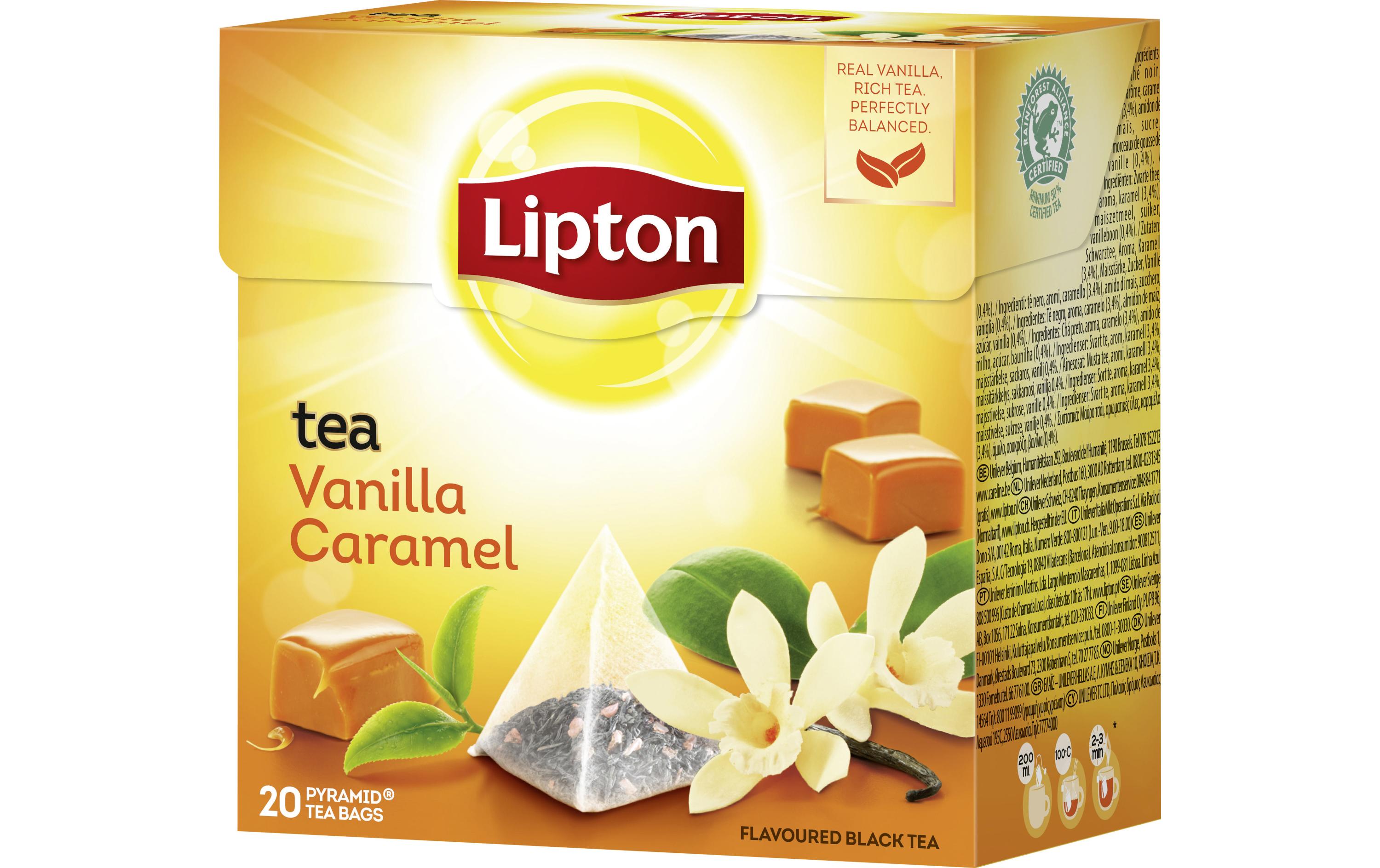 Lipton Teebeutel Vanilla Caramel 20 Stück
