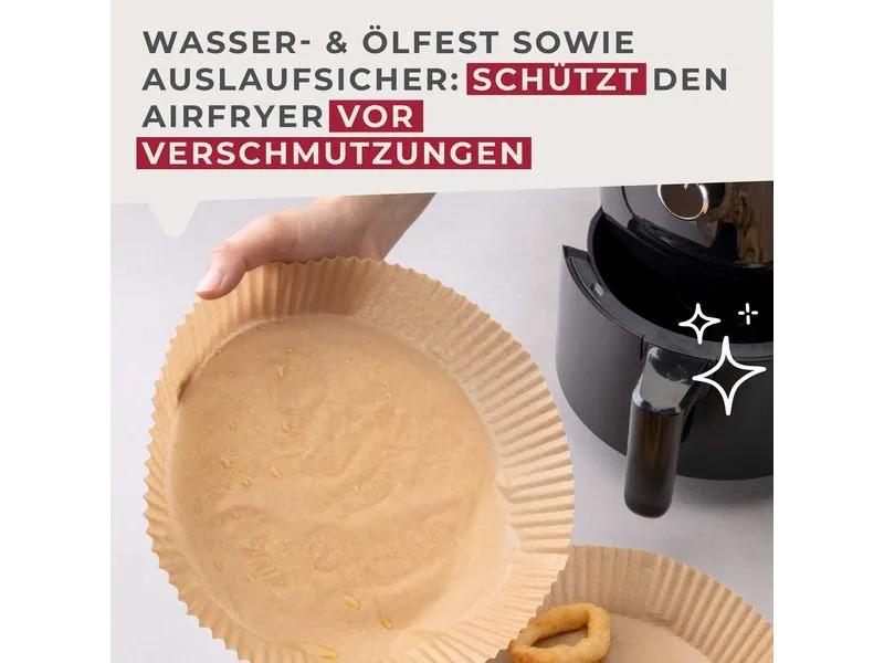 Fackelmann Backpapier Airfryer, Ø 20 cm, 40 Stück Fackelmann Backpapier Airfryer, Ø 20 cm, 40 Stück