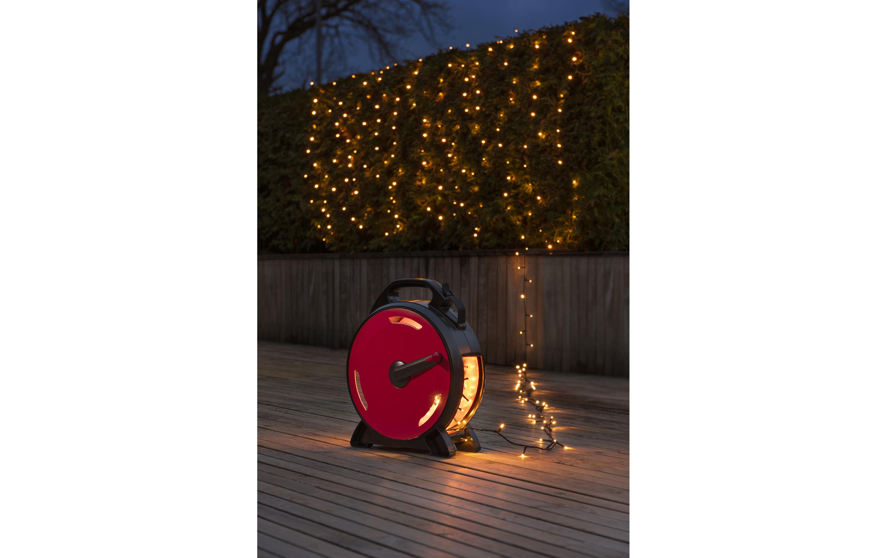 Konstsmide LED-Lichterkette Kabelaufroller, 800 LED, 55.9 m, Outdoor