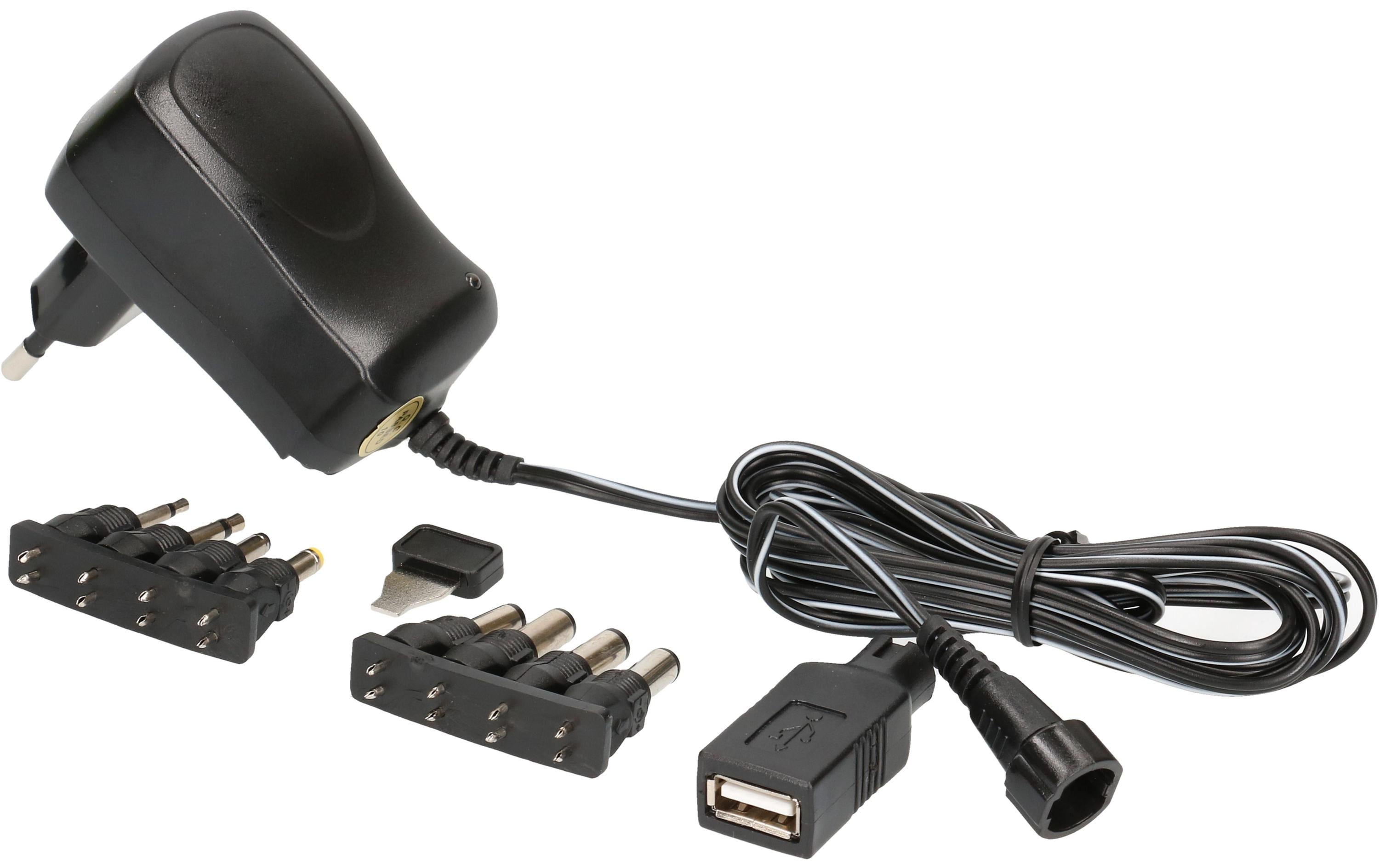 Max Hauri Steckernetzteil Universal 10 W, 3 - 12 V, 600 mA