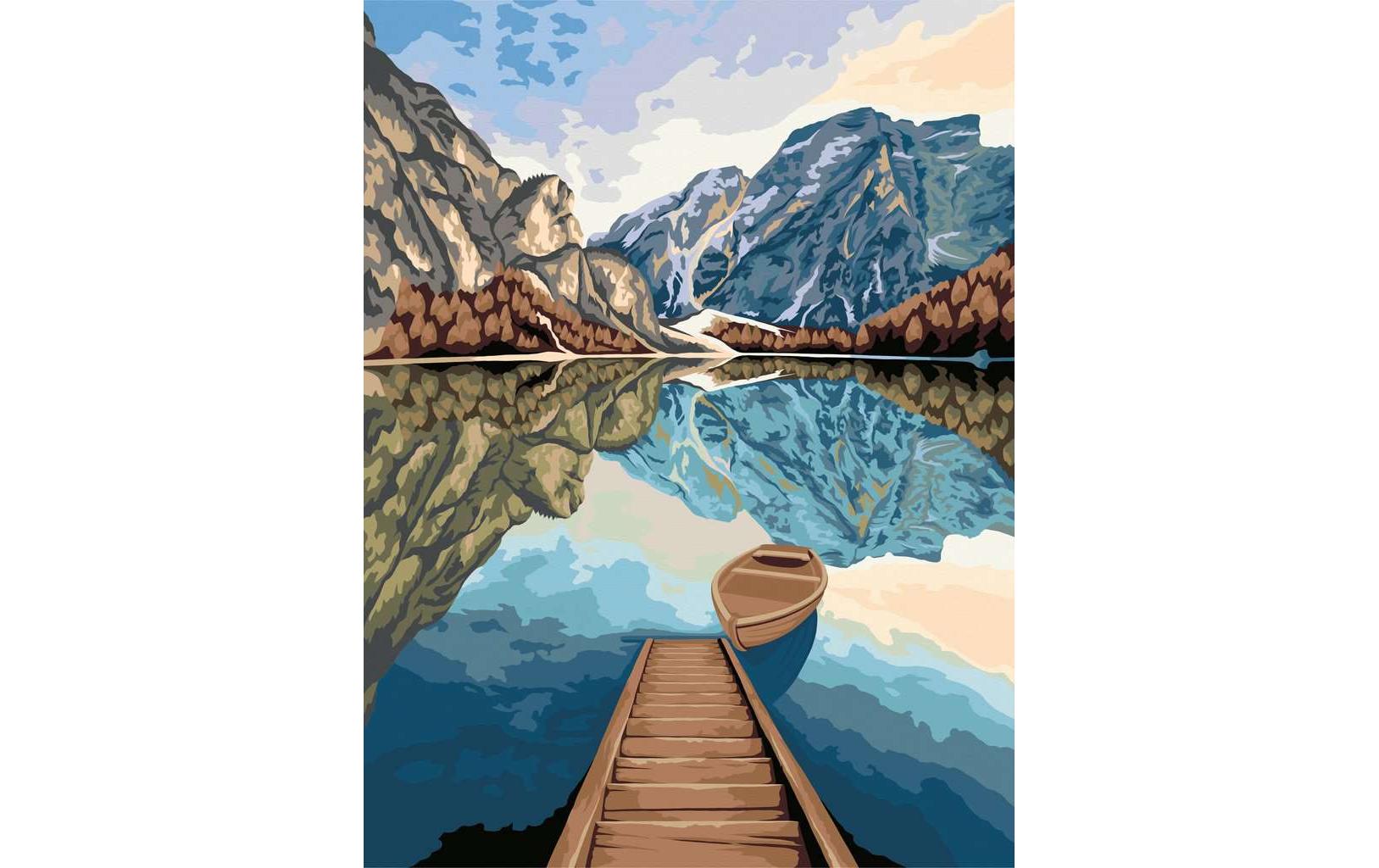 Ravensburger Malen nach Zahlen CreArt – Lake Views auf Leinwand