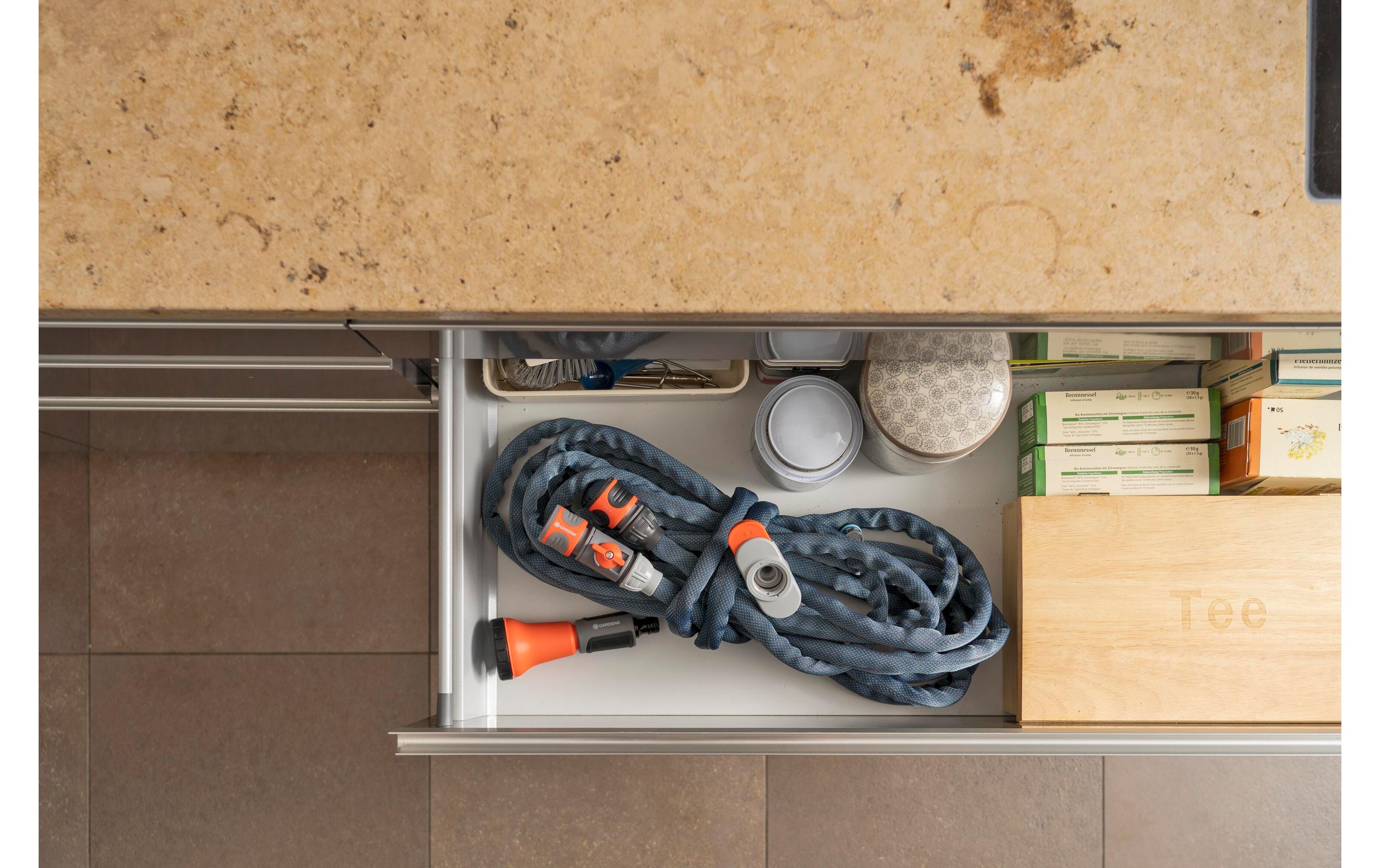 GARDENA Gartenschlauch Liano Xtreme 1/2, 10 m Set + Indoor-Adapter GARDENA Gartenschlauch Liano Xtreme 1/2, 10 m Set + Indoor-Adapter