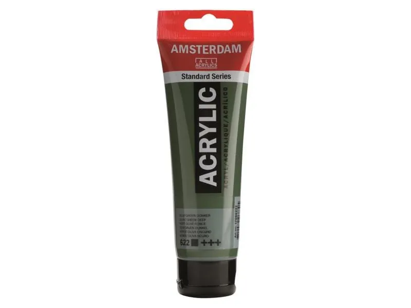 Amsterdam Acrylfarbe Standard 290 Olivgrün deckend, 120 ml Amsterdam Acrylfarbe Standard 290 Olivgrün deckend, 120 ml