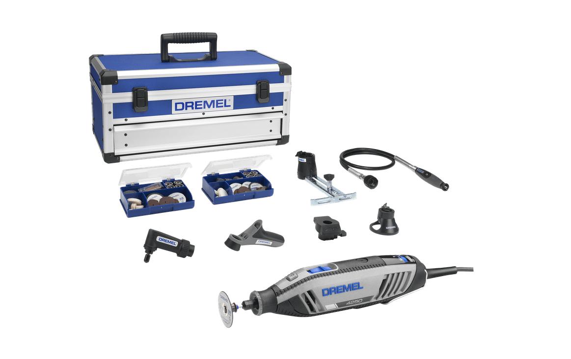 Dremel Multifunktionswerkzeug 4250 (128 Zubehöre, 6 Vorsatzgeräte)