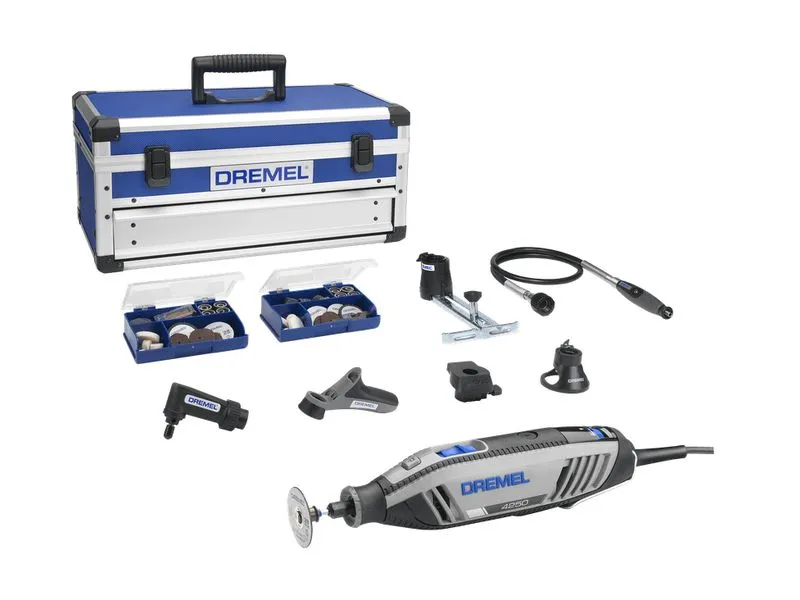 Dremel Multifunktionswerkzeug 4250 (128 Zubehöre, 6 Vorsatzgeräte) Dremel Multifunktionswerkzeug 4250 (128 Zubehöre, 6 Vorsatzgeräte)