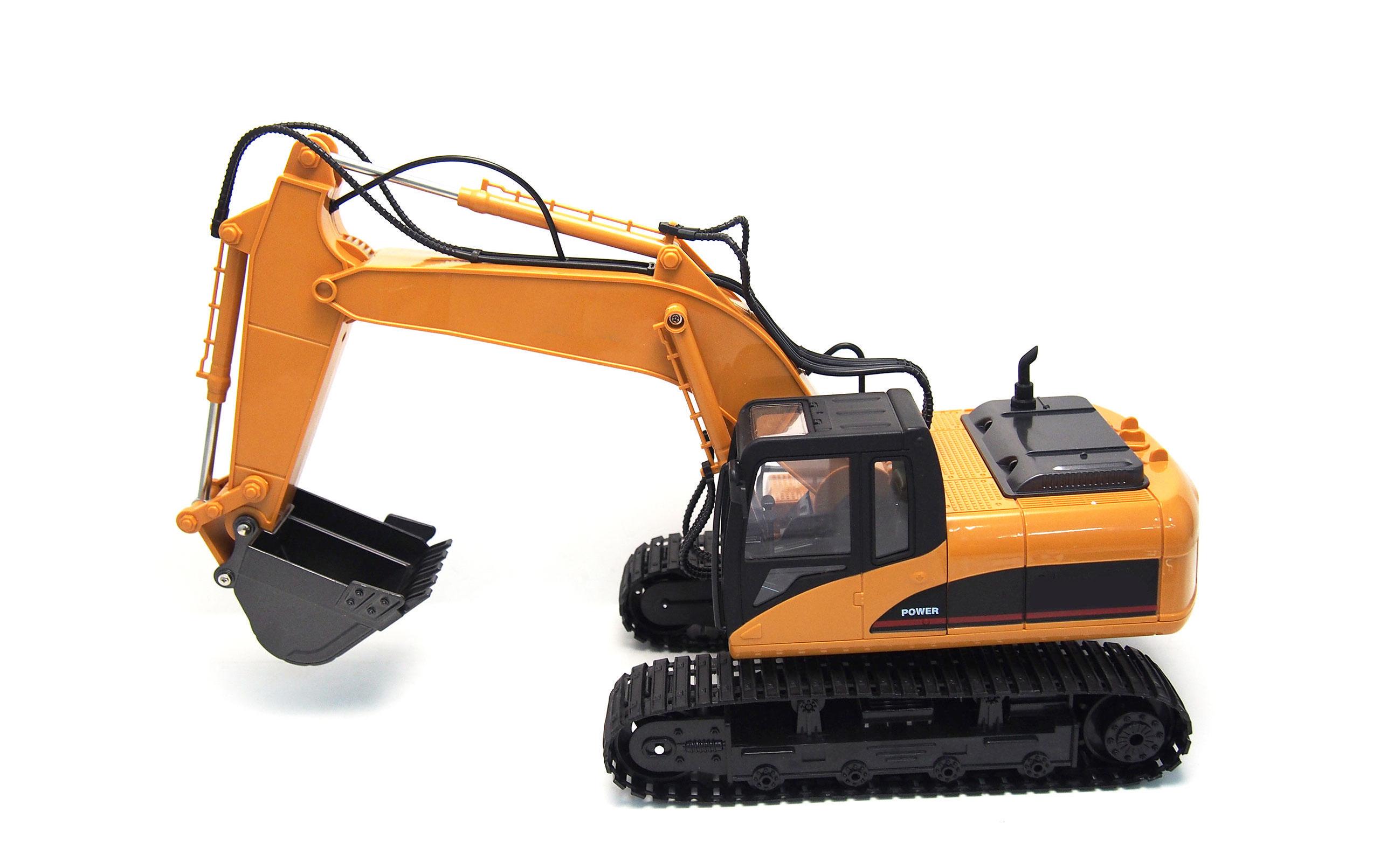 Amewi Bagger mit Metallschaufel, Licht & Sound RTR, 1:14