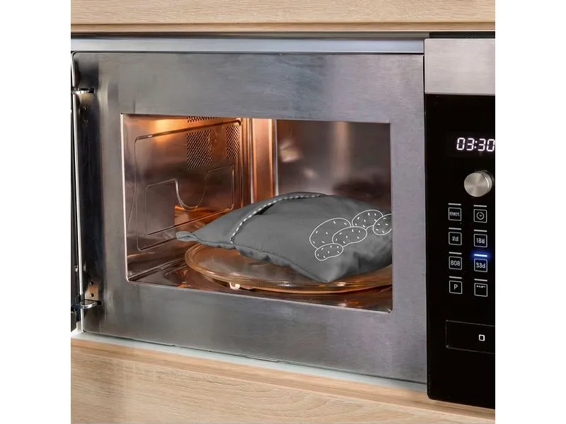 GOURMETmaxx GOURMETmaxx Mikrowellenkochbeutel 25 x 19 x 1 cm grau