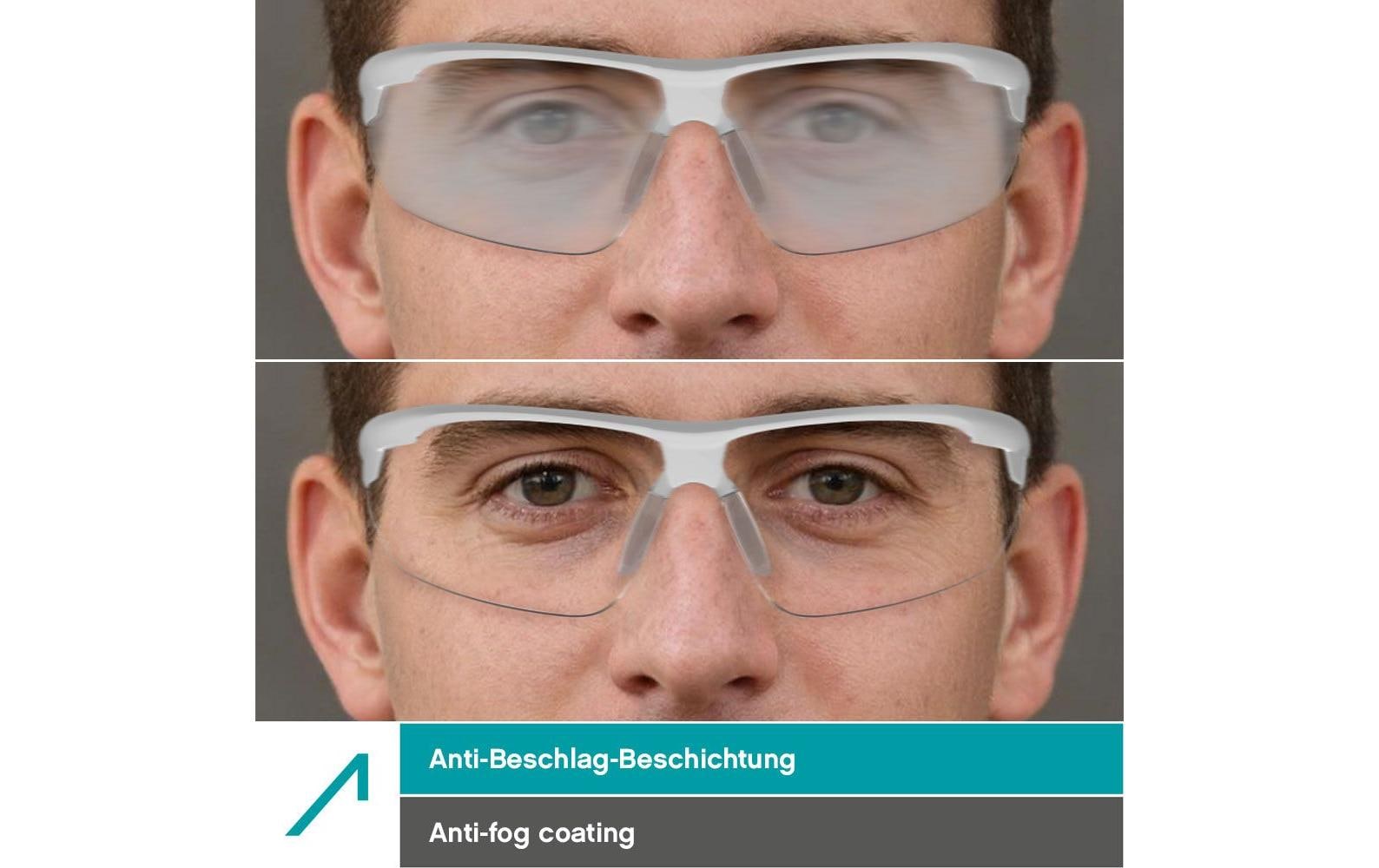 ACE Schutzbrille Evo EN166 Weiss Transparent