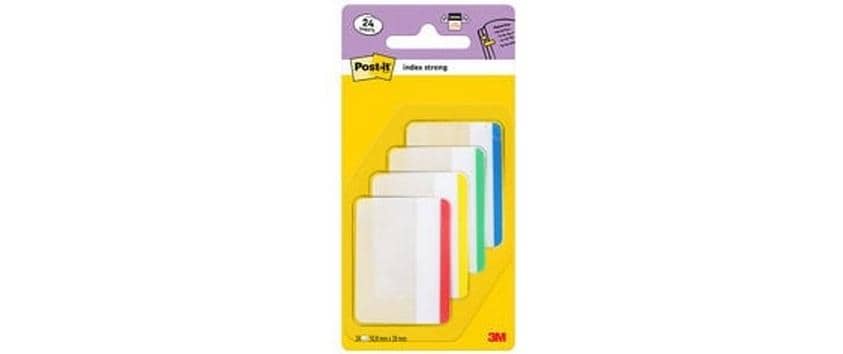 Post-it 3M Index Strong Mehrfarbig, 3 Stück