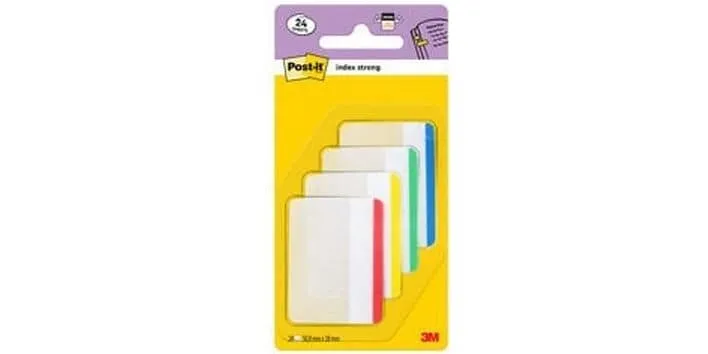Post-it 3M Index Strong Mehrfarbig, 3 Stück