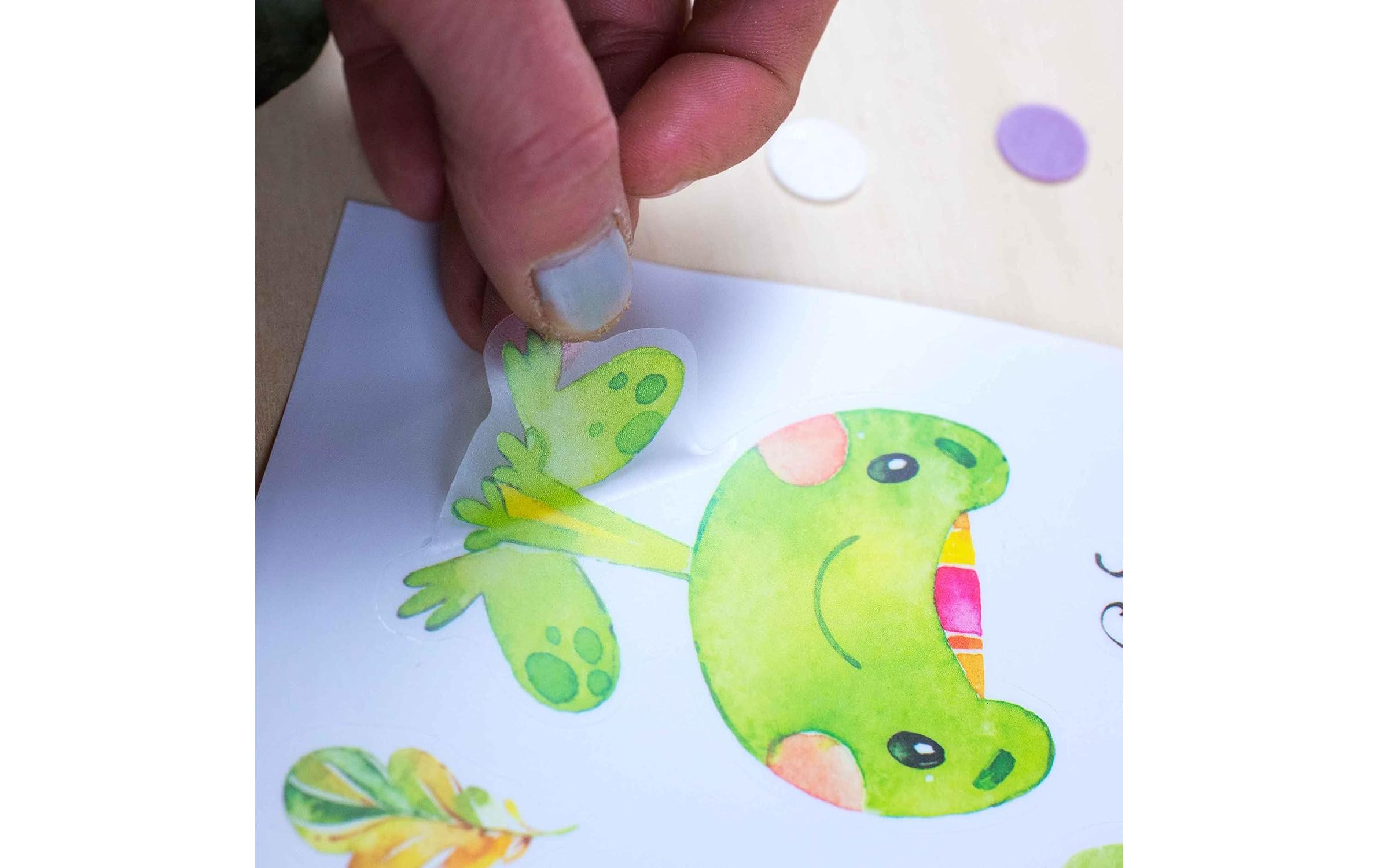 Papierdrachen Wandtattoo-Set Waldtiere