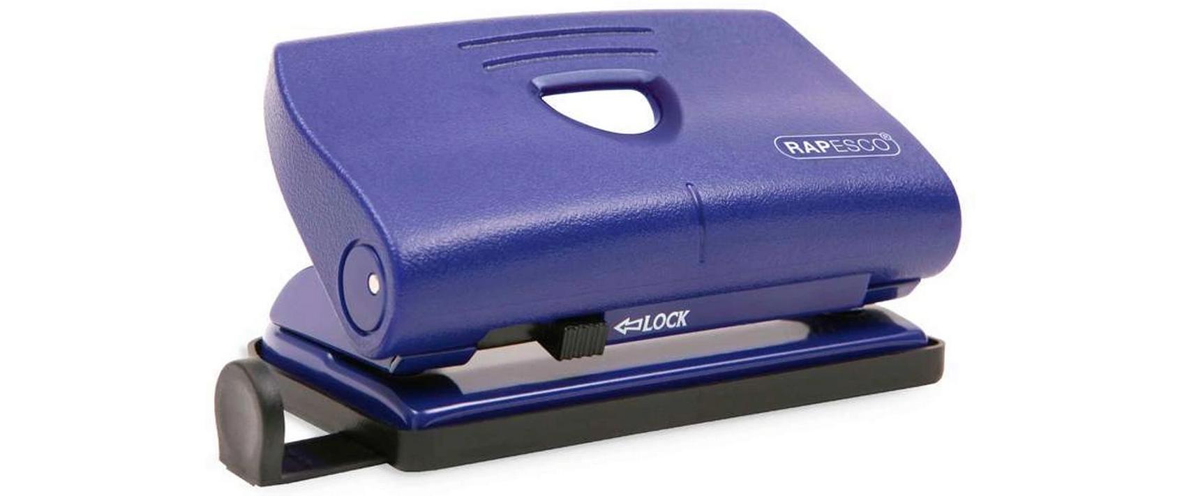 Rapesco 810-P 2-fach Locher 12 Blatt Kapazität, Blau