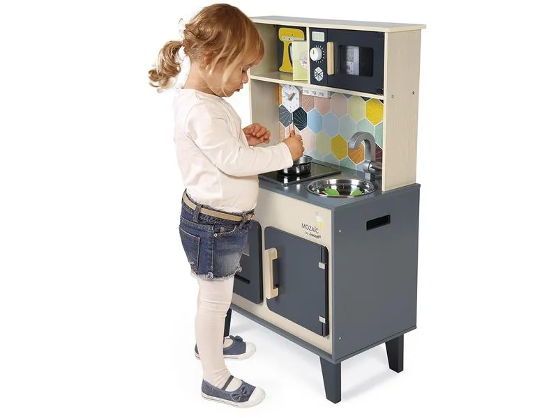 Janod Spielküche Mozaïc Big Cooker Holz