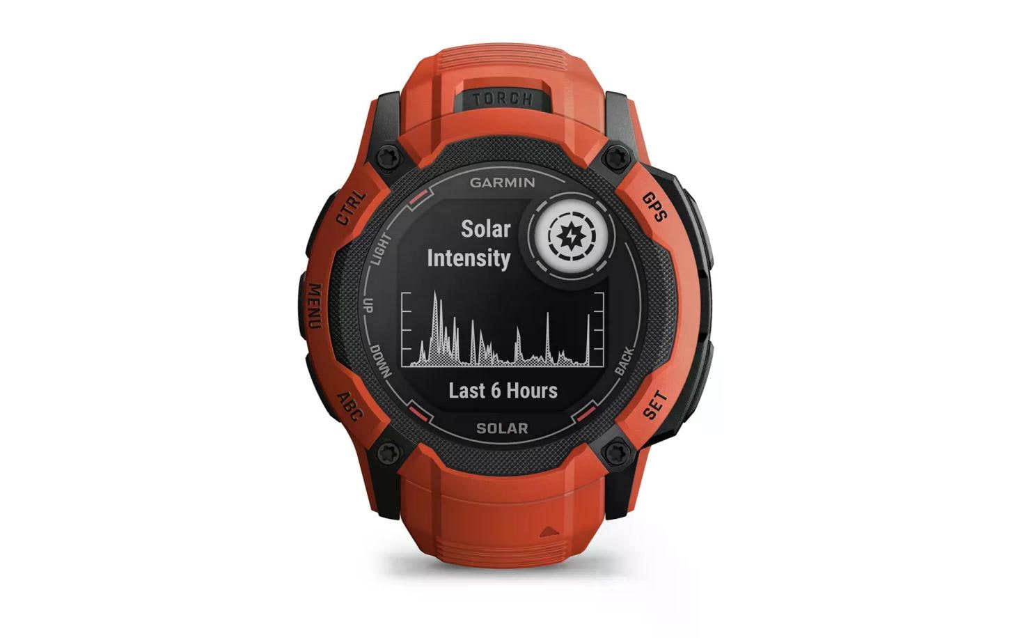 GARMIN Sportuhr Instinct 2X Solar Flame Red