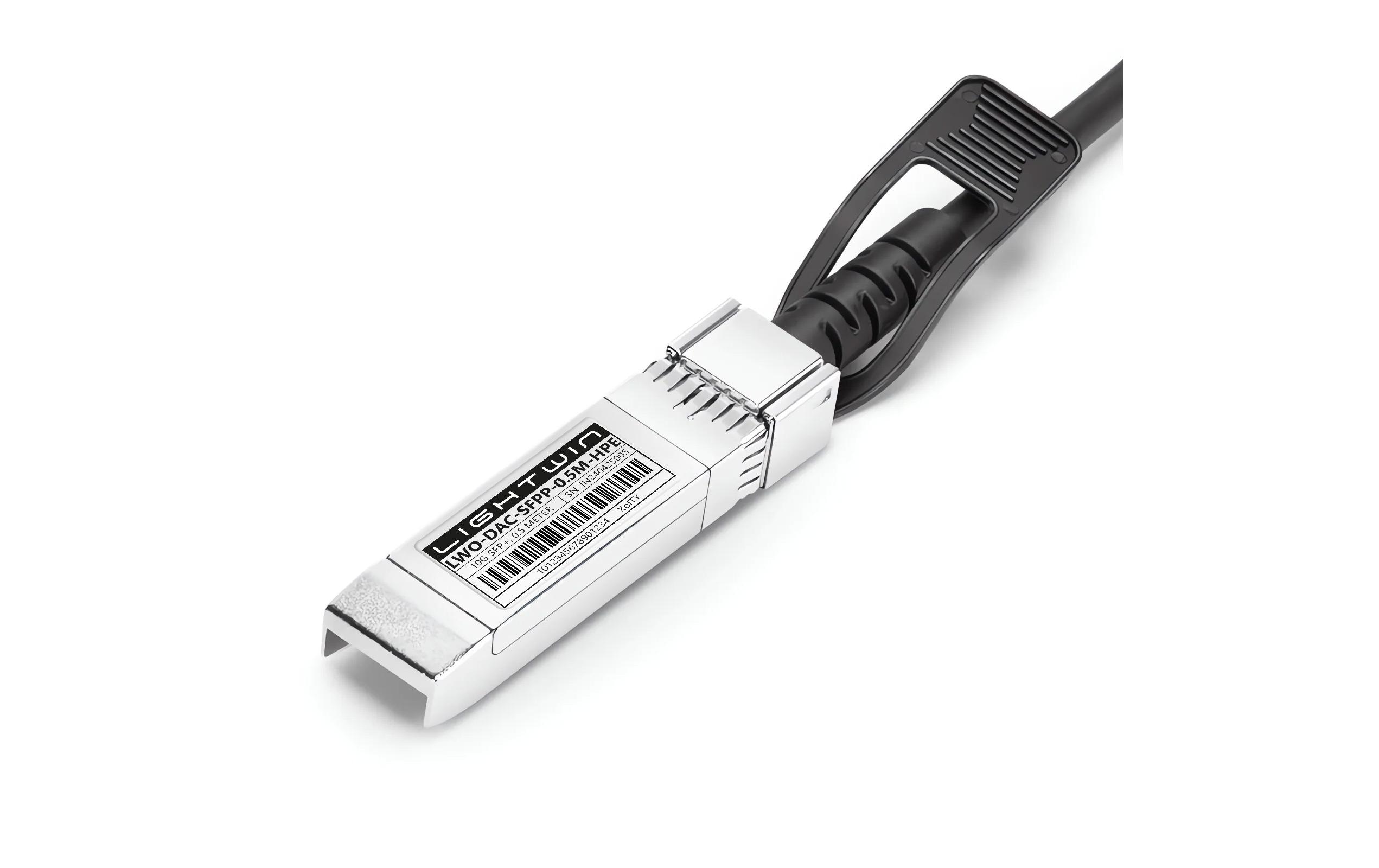 Lightwin Optics DA-Kabel Passiv 10GB HPE/Aruba SFP+/SFP+ 0.5 m