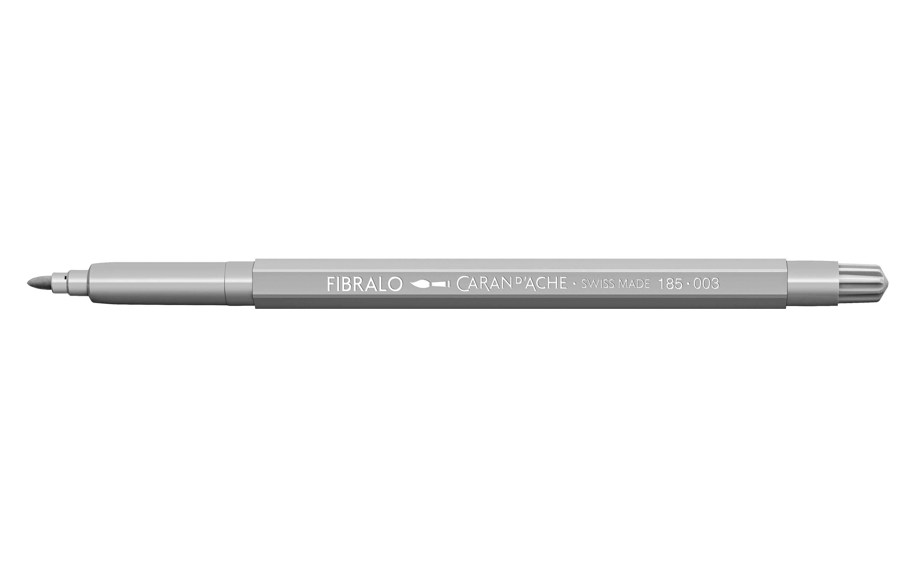 Caran d'Ache Filzstift Fibralo 1 Stück, Hellgrau